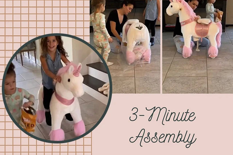 How to assemble a PonyCycle® horse toy?