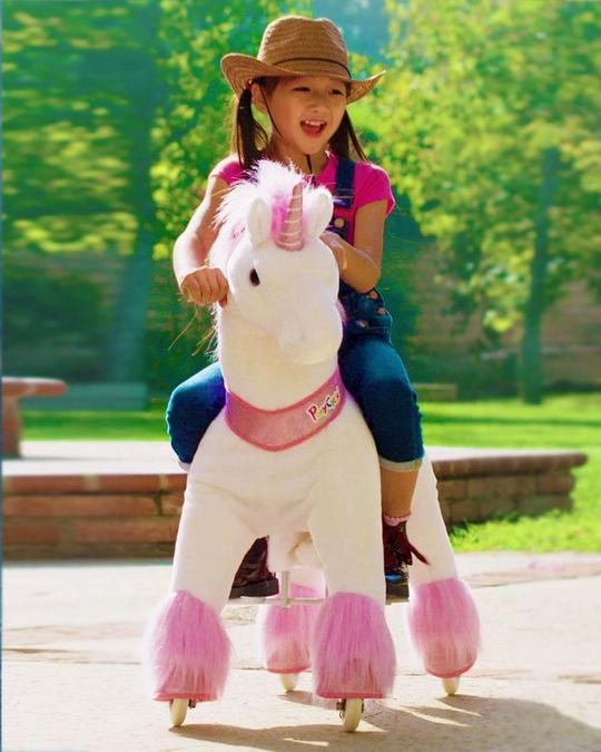 Unicorn ride-on toy