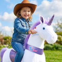 Ride-on Unicorn Age 3-4 Purple（UK&EU in Stock）