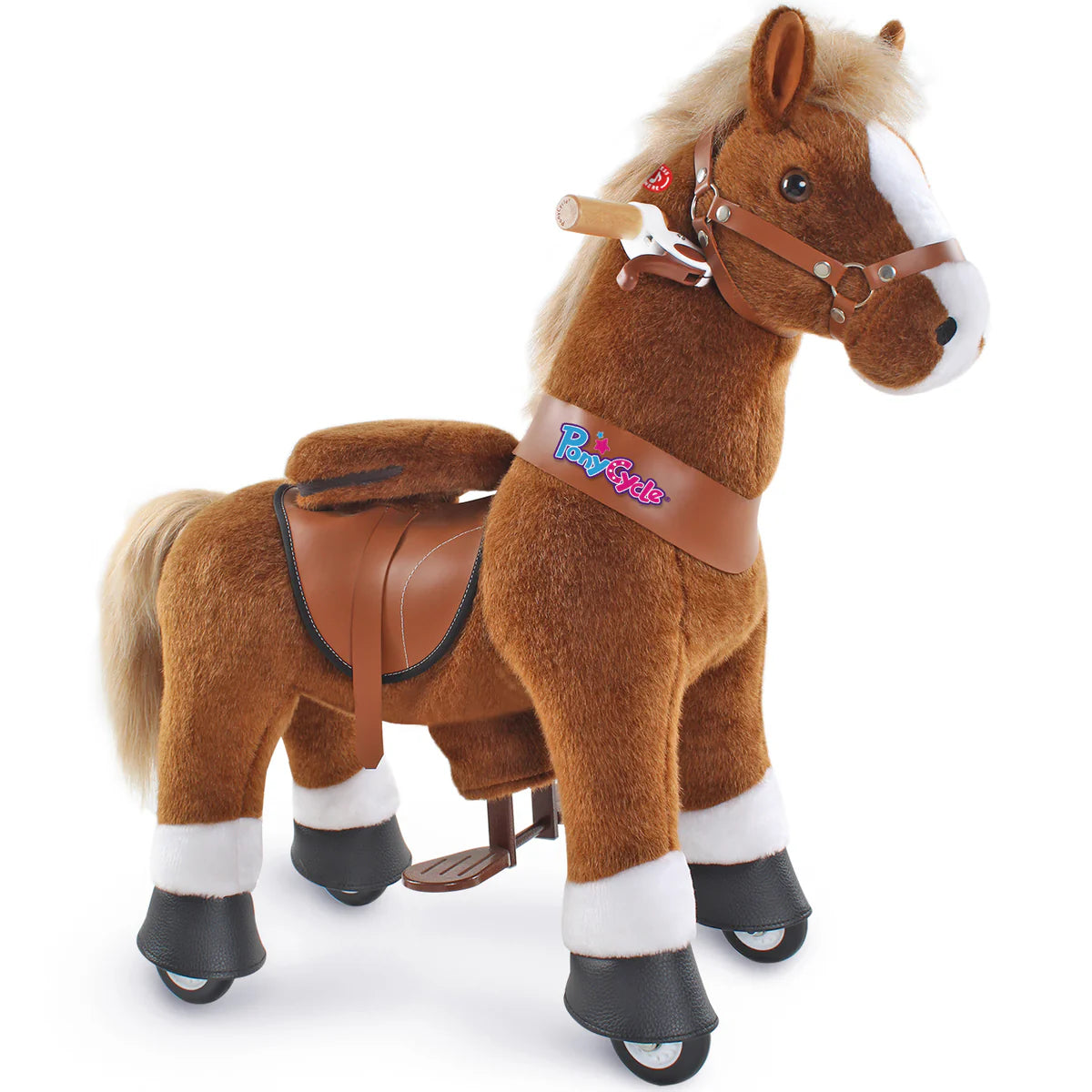 Gebrauchtes PonyCycle® Offizielles Schaukelpferd mit Einhorn-Plüsch für Kinder-Ux324