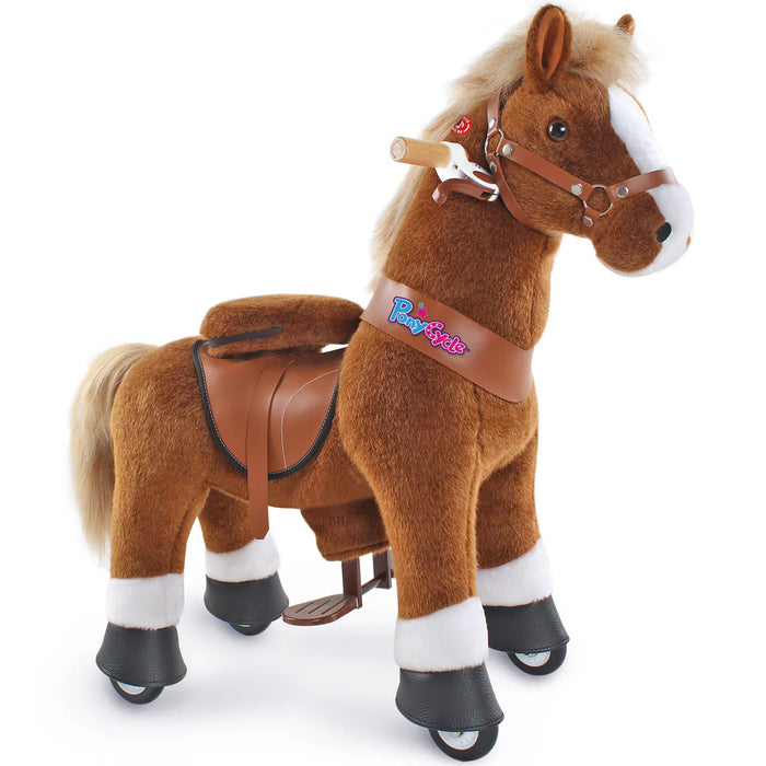 Gebrauchtes PonyCycle® Offizielles Schaukelpferd mit Einhorn-Plüsch für Kinder-Ux324