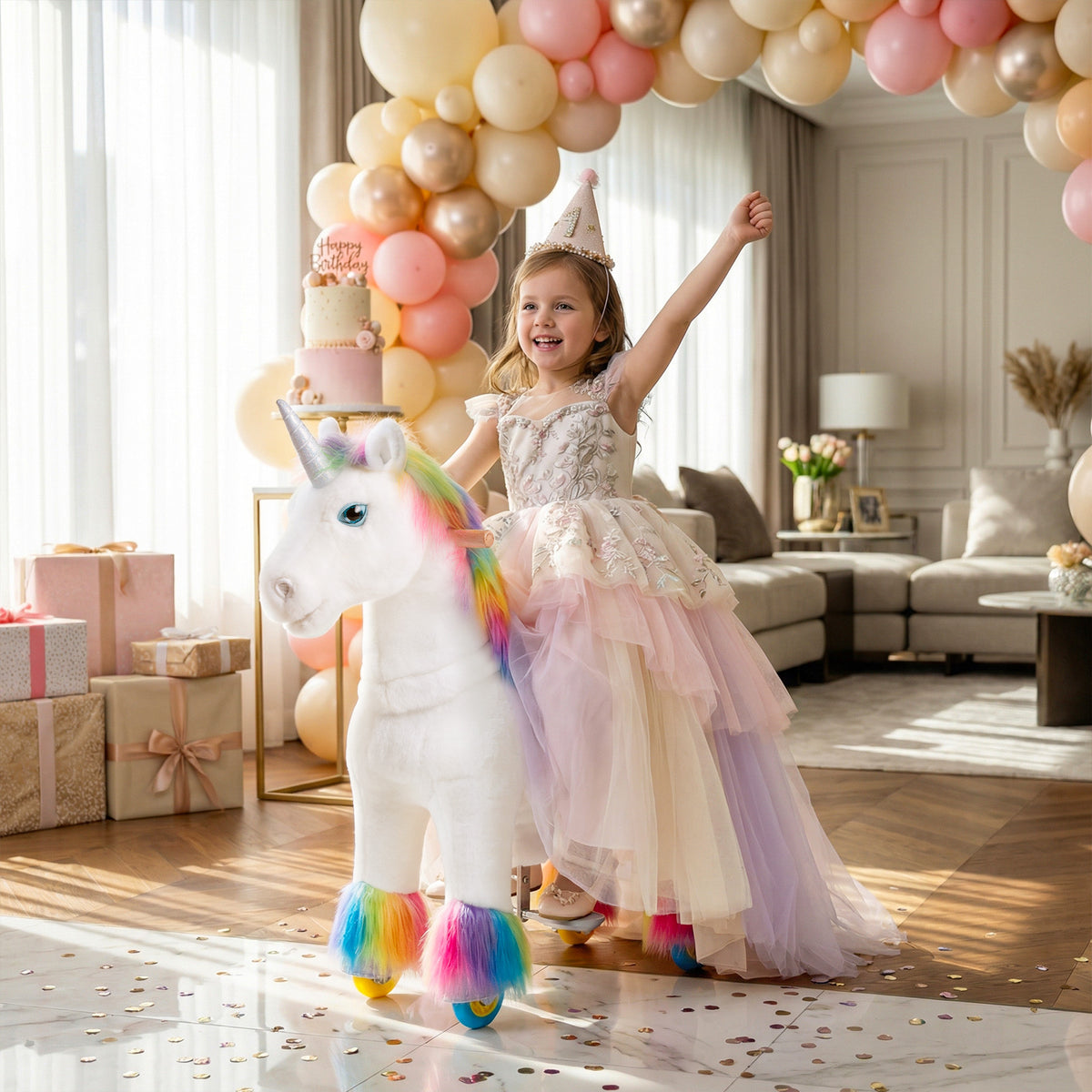 Modèle X® Jouet Licorne arc-en-ciel pour Âge 3-4