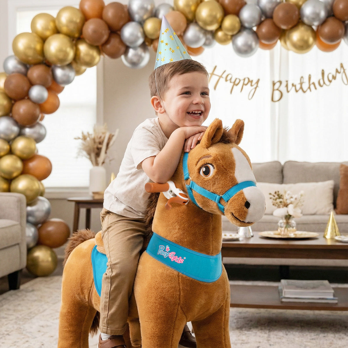 Modèle E® Jouet Chevaux à Bascule Âge 3-4