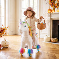 Modell X® Regenbogen Einhorn Spielzeug für Alter 3-4