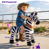 PonyCycle® Ride-on Zebra Age 3-4（UK&EU in Stock）