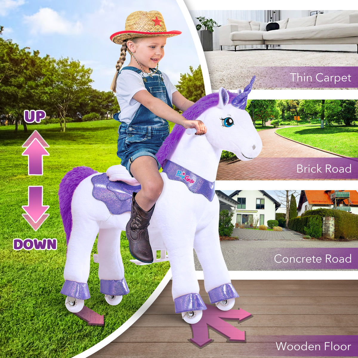 Model E Kids Scooter Unicorn Age 4-8