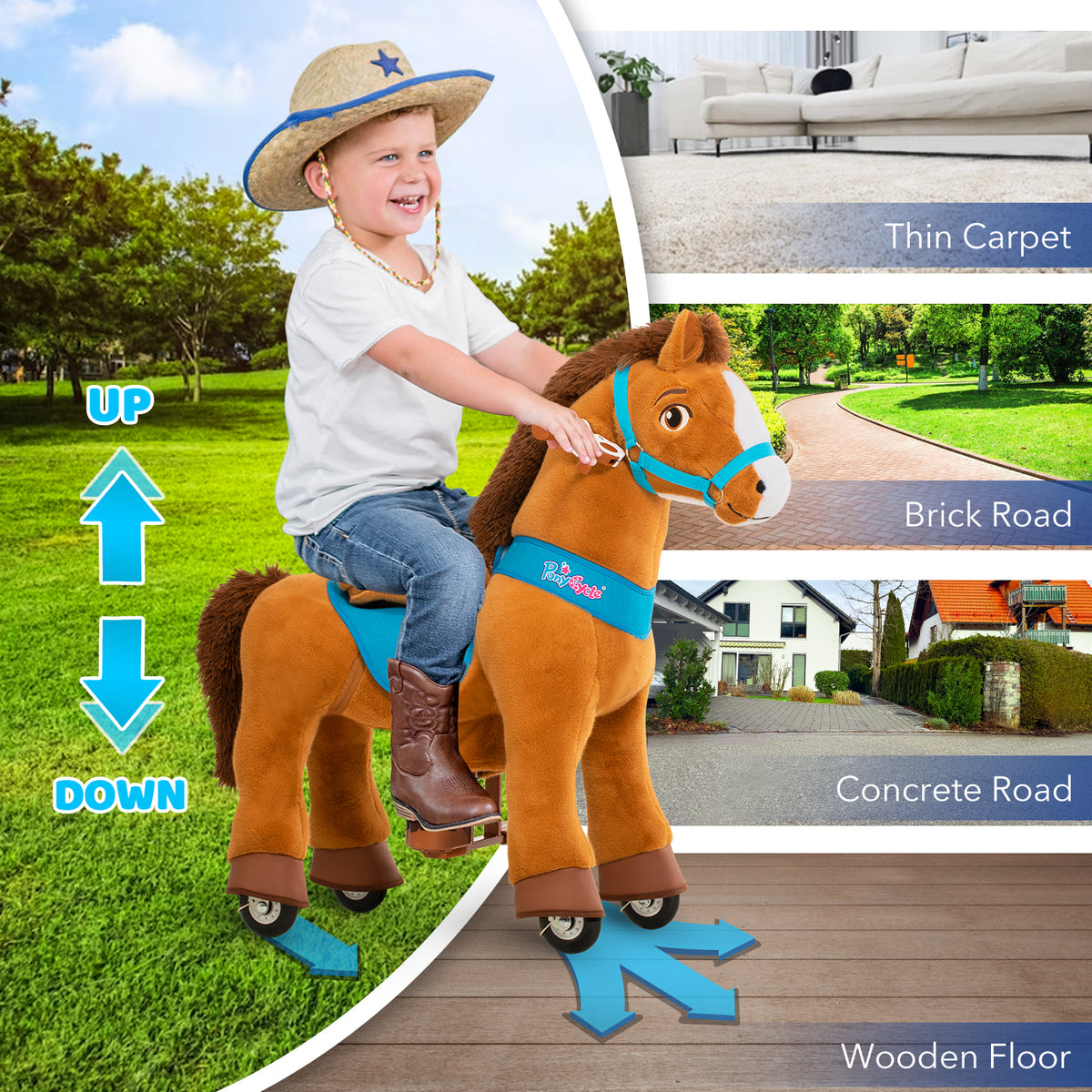 Model E Toy Horse Riding Age 4-8