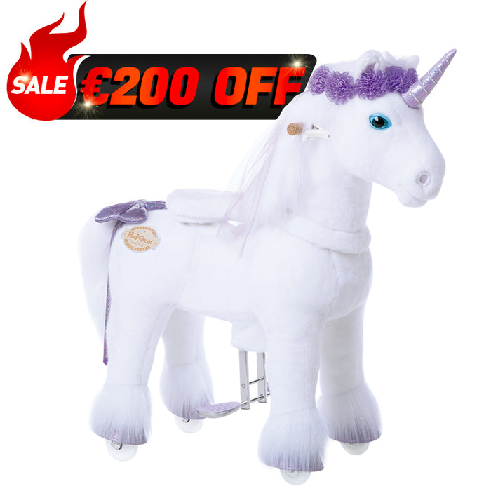 Modèle X® Peluche Licorne Jouet pour Âge 4-7 Violette
