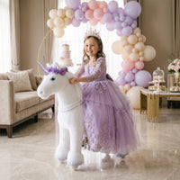 Modèle X® Peluche Licorne Jouet pour Âge 4-7 Violette