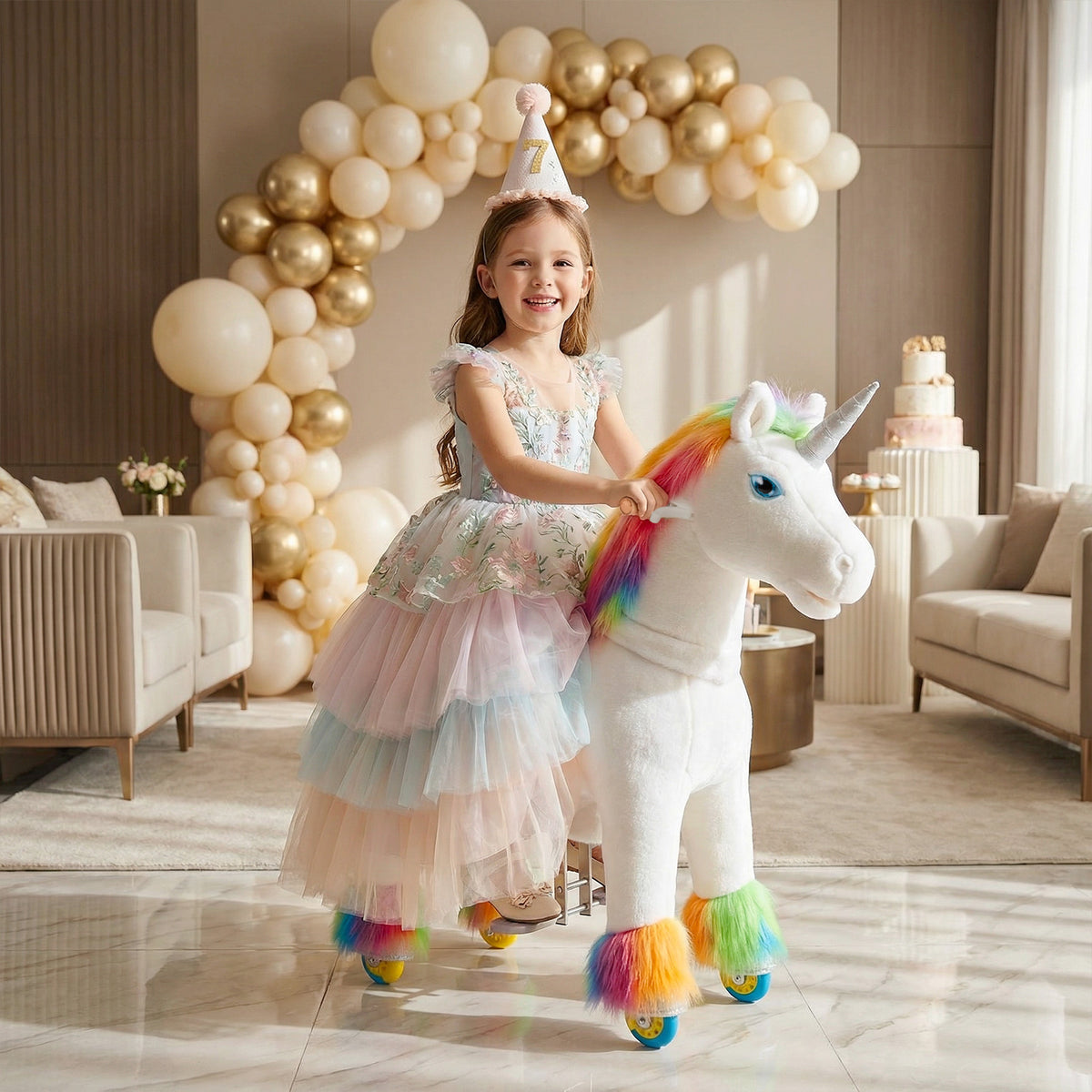 Modèle X® Licorne arc-en-iel pour Âge 4-7