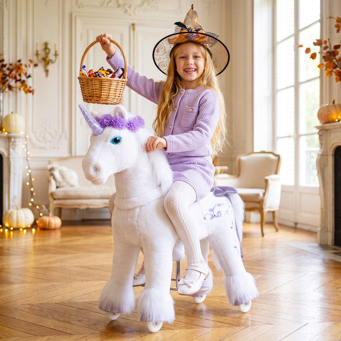 Modell X® Lila Einhorn Spielzeug für Alter 4-7