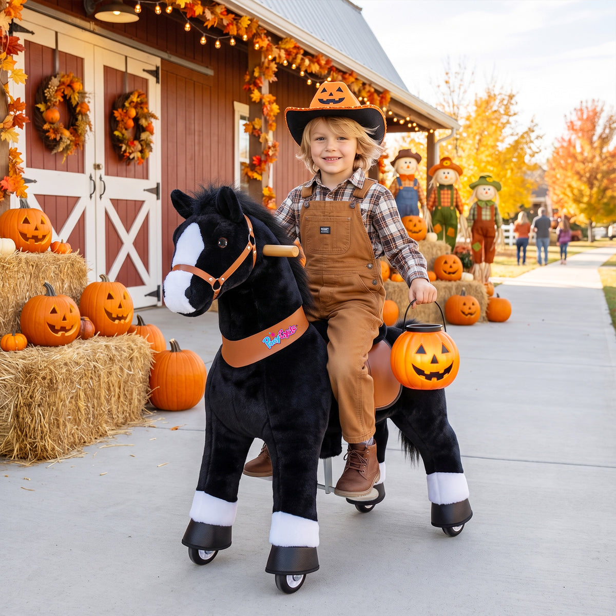 PonyCycle® horse Age 4-7 Black（UK&EU in Stock）
