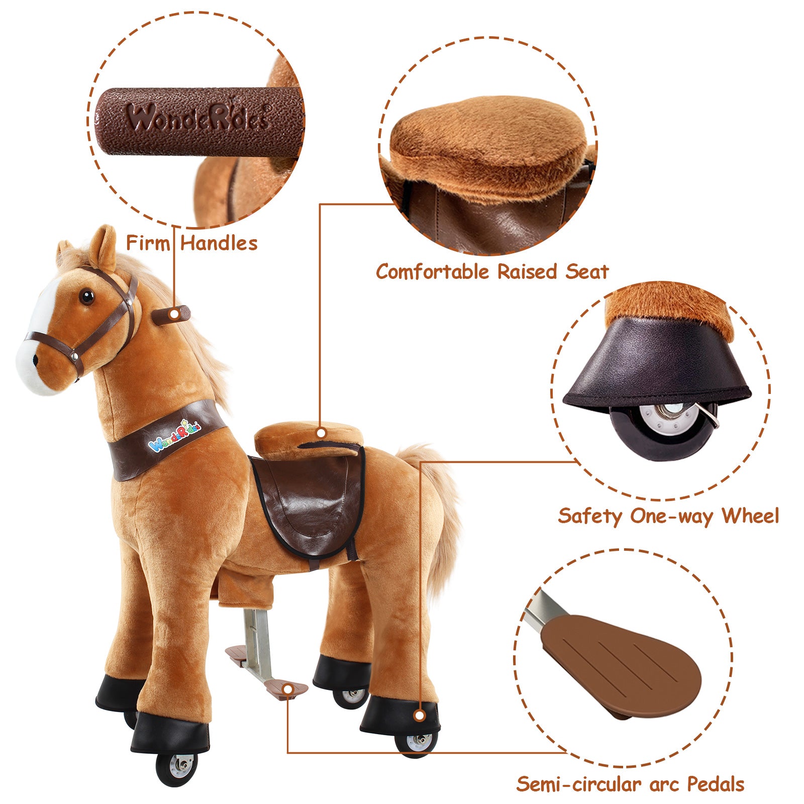 Kids ride hot sale on horse toy