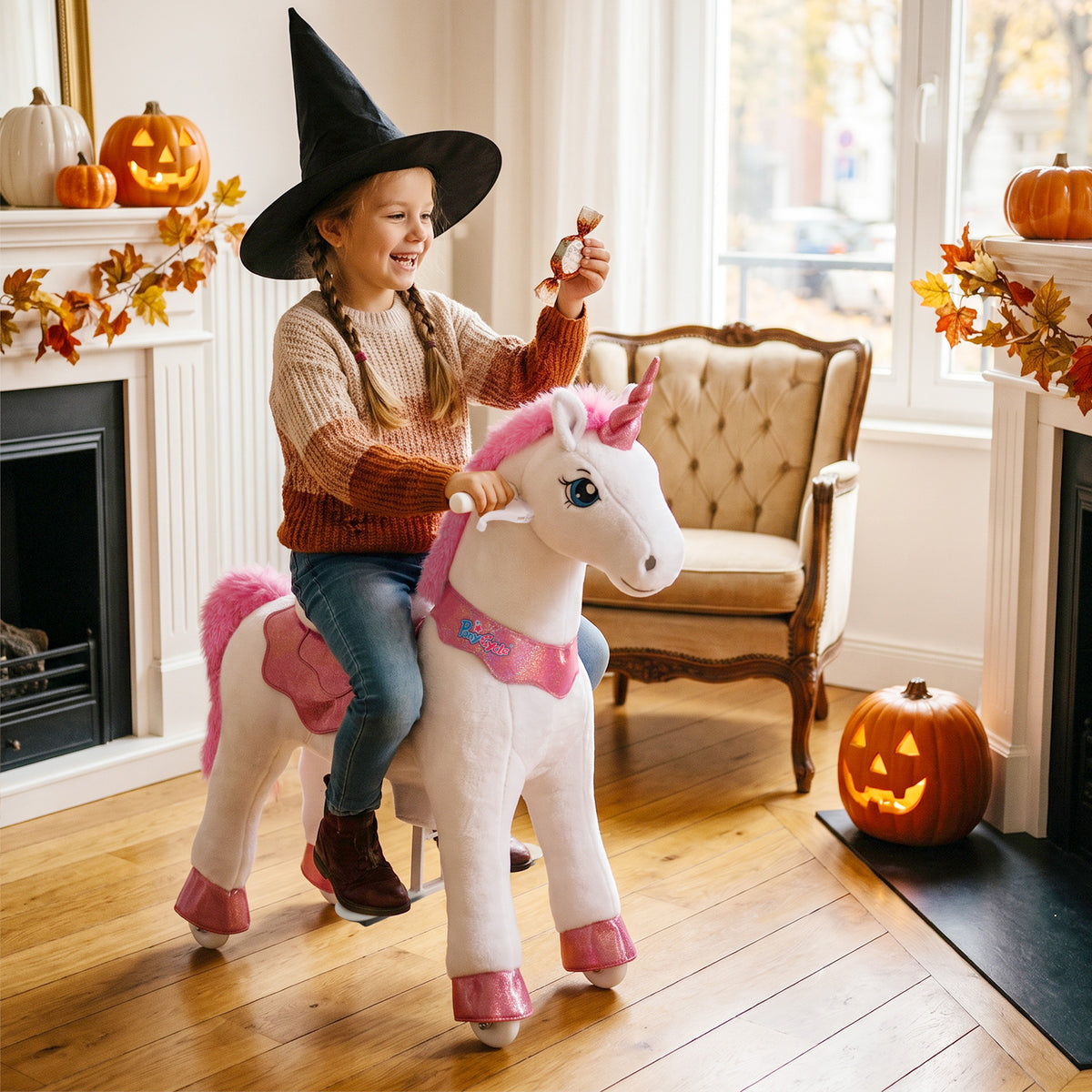 Model E® Ride-on Unicorn Toy Age 4-7（UK&EU in Stock）