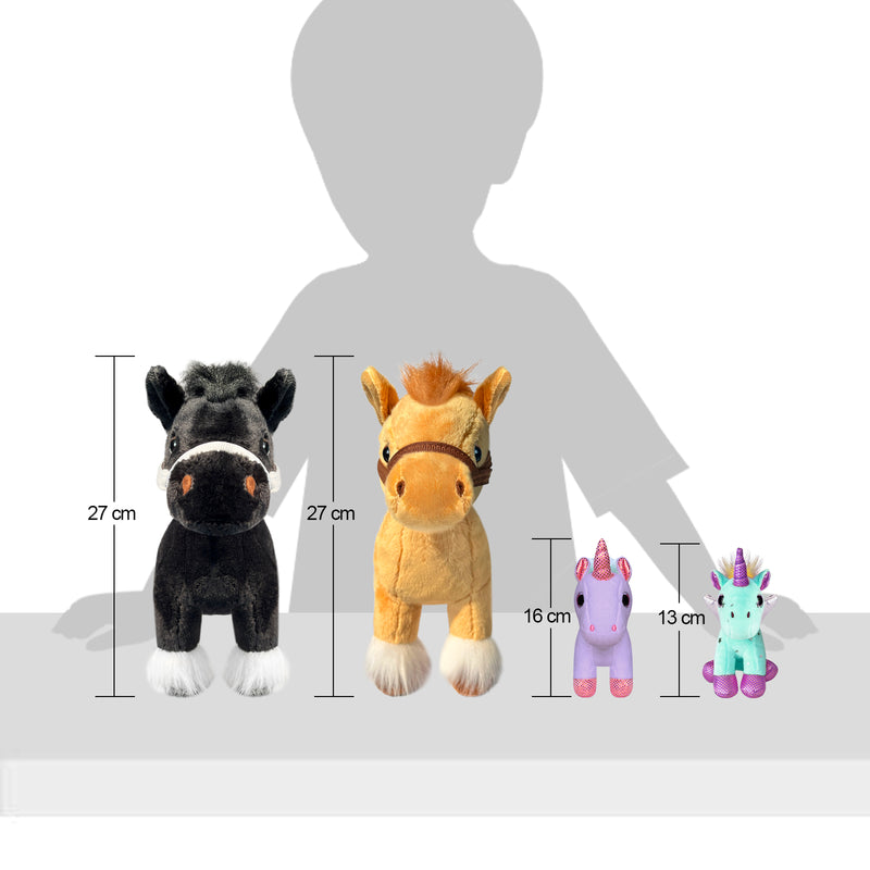 Plüschpuppen 4er Set