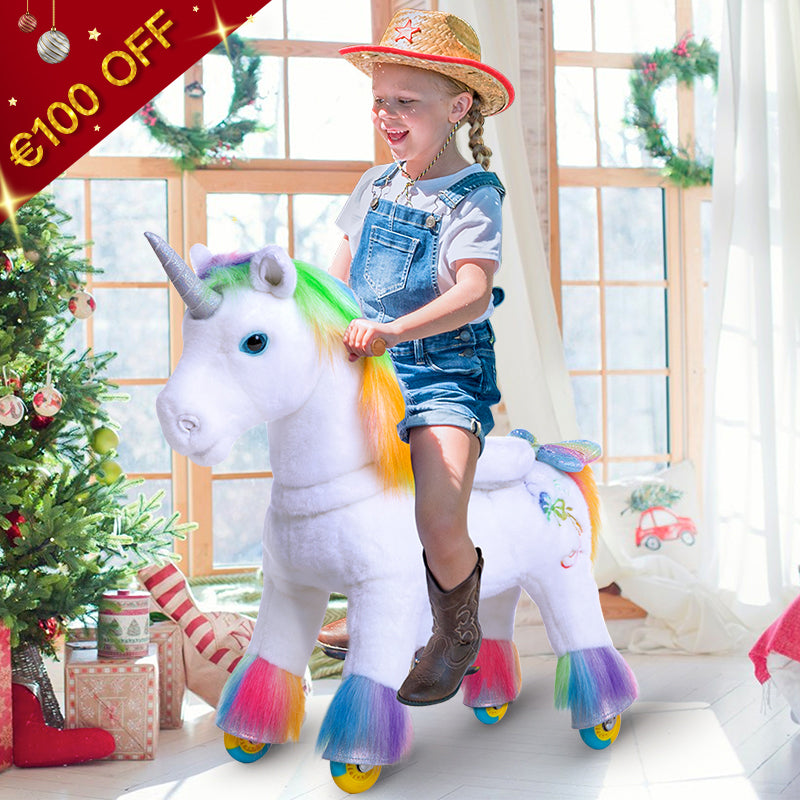 Modell X Regenbogen Einhorn für Alter 4-8