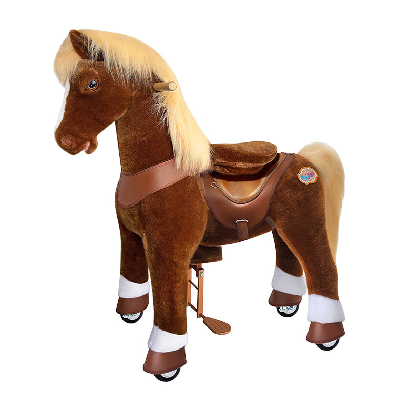 Brown Horse Rideable Toy for Kids | Model Y | PonyCycle® – PonyCycle EU ...
