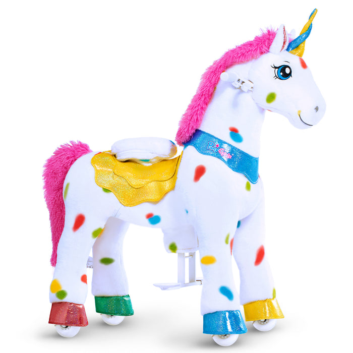 Model E Rainbow Unicorn Ride-on Age 4-8