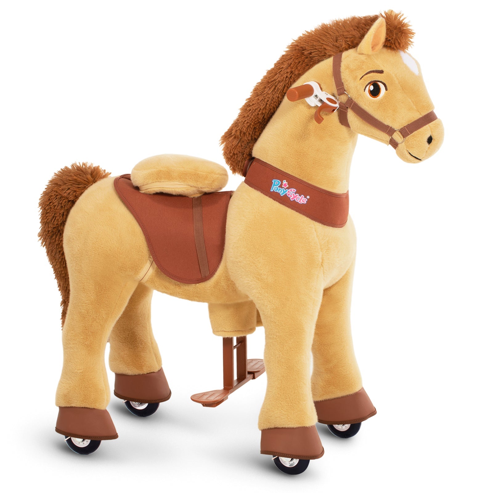 Cheval a cheap bascule peluche