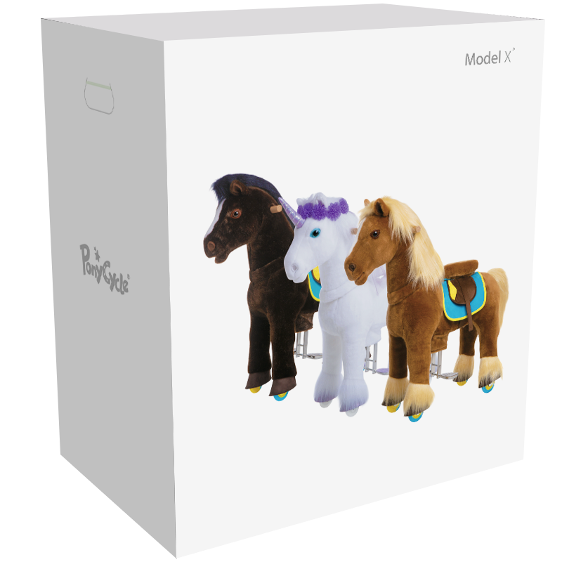 Model X Purple Unicorn Toy for Age 4-8