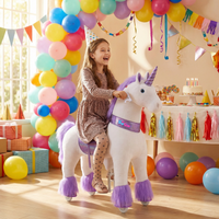 PoneyCycle® Monter sur la Licorne Taille 5 pour les 7 ans et plus Violette