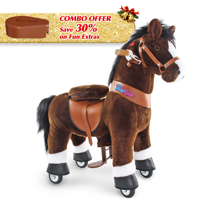 Save 30% on Accessories - PonyCycle Model U Ride on Pony With Accessory