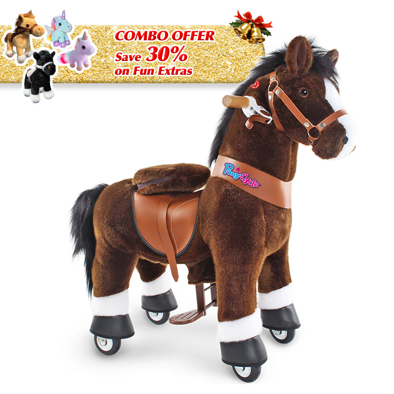 Save 30% on Accessories - PonyCycle Model U Ride on Pony With Accessory