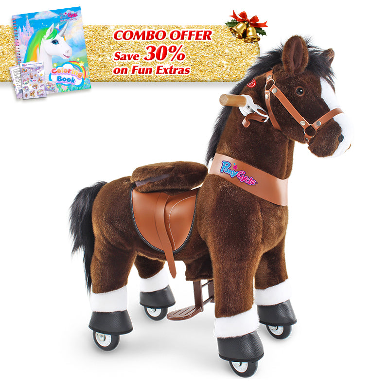 Save 30% on Accessories - PonyCycle Model U Ride on Pony With Accessory