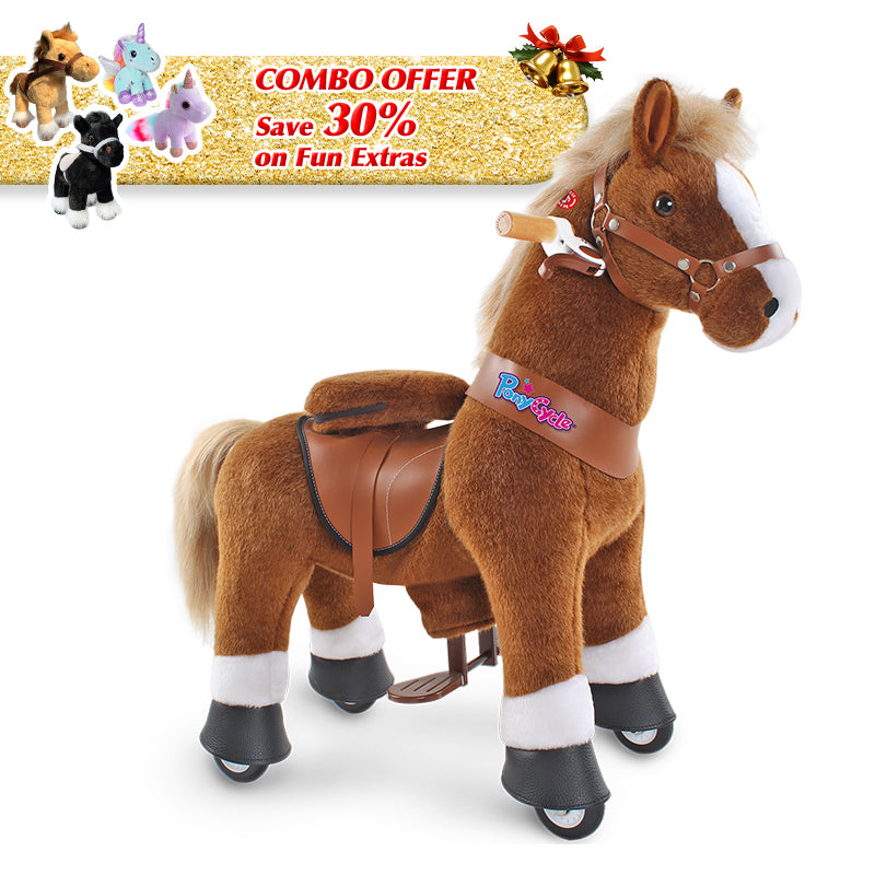 Save 30% on Accessories - PonyCycle Model U Ride on Pony With Accessory