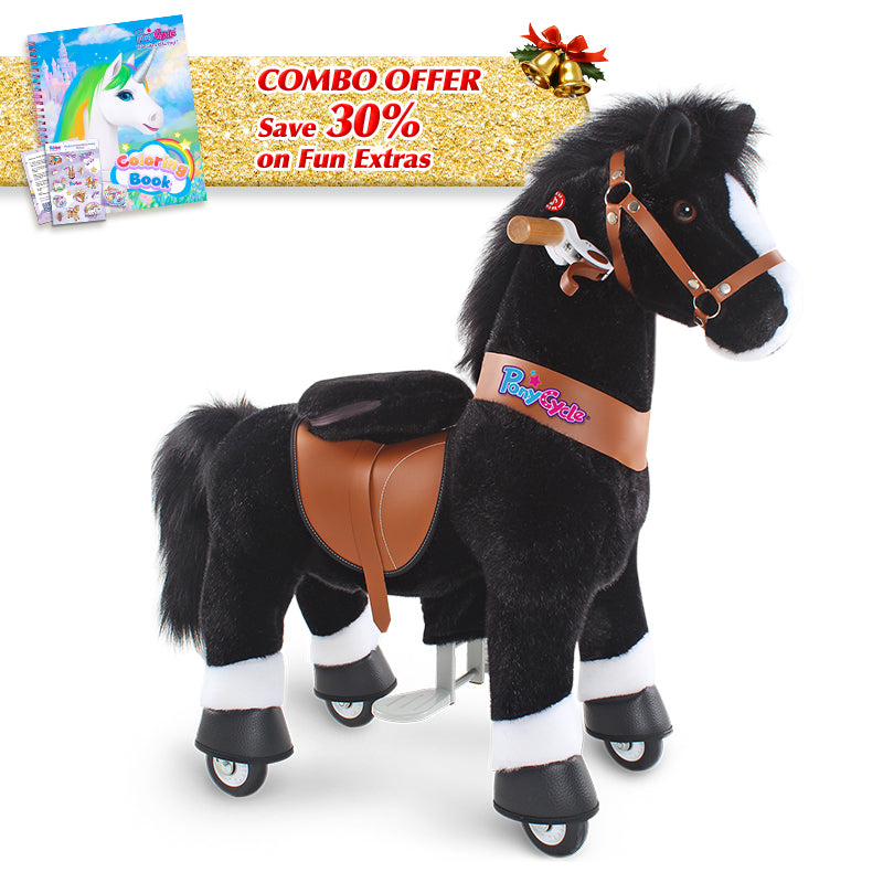 Save 30% on Accessories - PonyCycle Model U Ride on Pony With Accessory