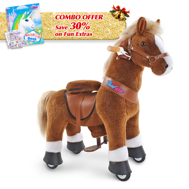 Save 30% on Accessories - PonyCycle Model U Ride on Pony With Accessory