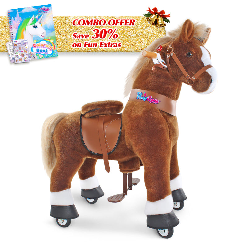Save 30% on Accessories - PonyCycle Model U Ride on Pony With Accessory
