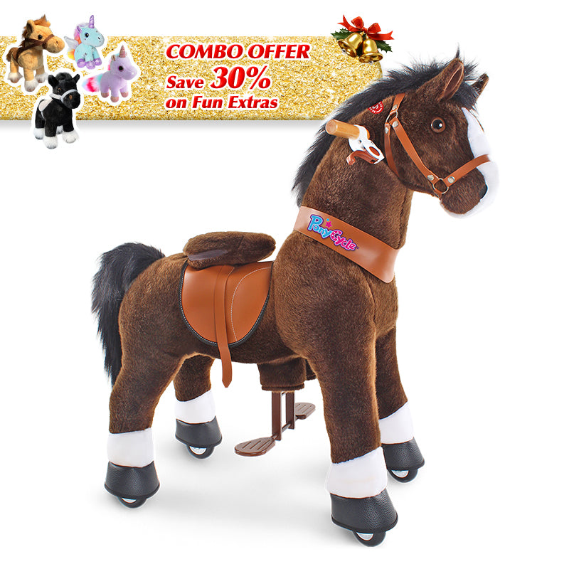 Save 30% on Accessories - PonyCycle Model U Ride on Pony With Accessory