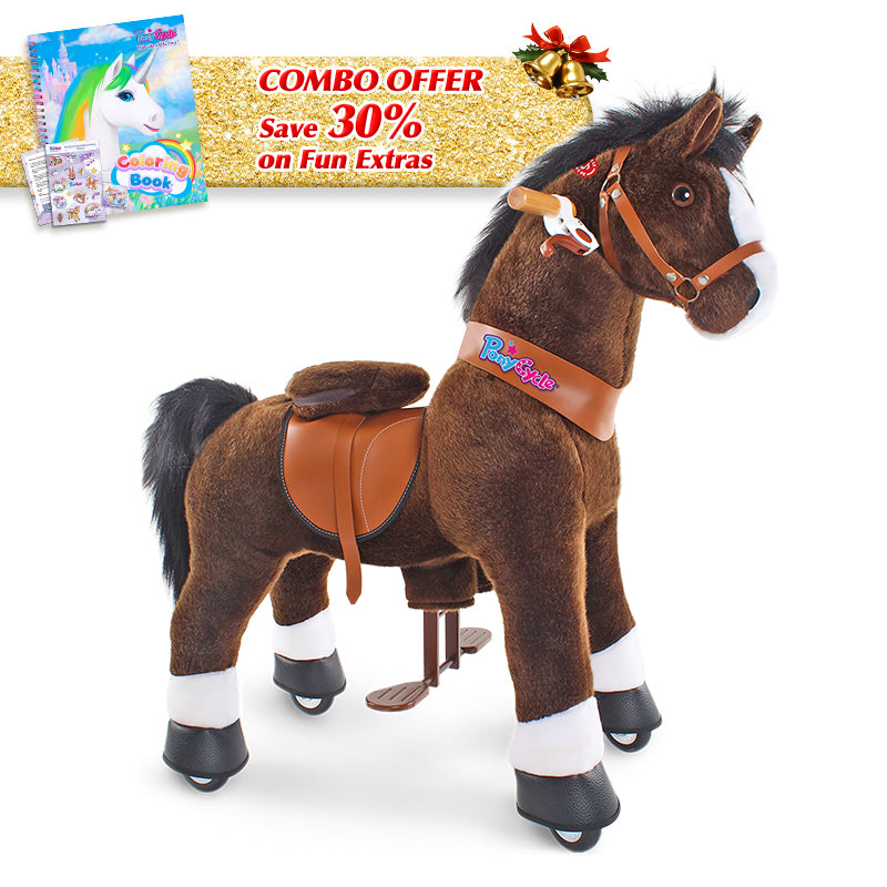 Save 30% on Accessories - PonyCycle Model U Ride on Pony With Accessory