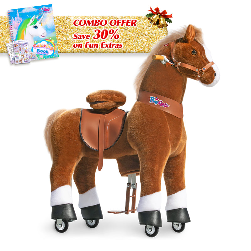 Save 30% on Accessories - PonyCycle Model U Ride on Pony With Accessory