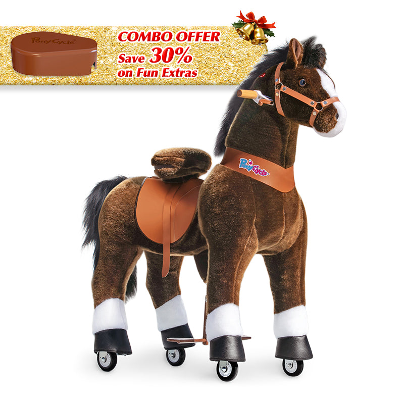 Save 30% on Accessories - PonyCycle Model U Ride on Pony With Accessory