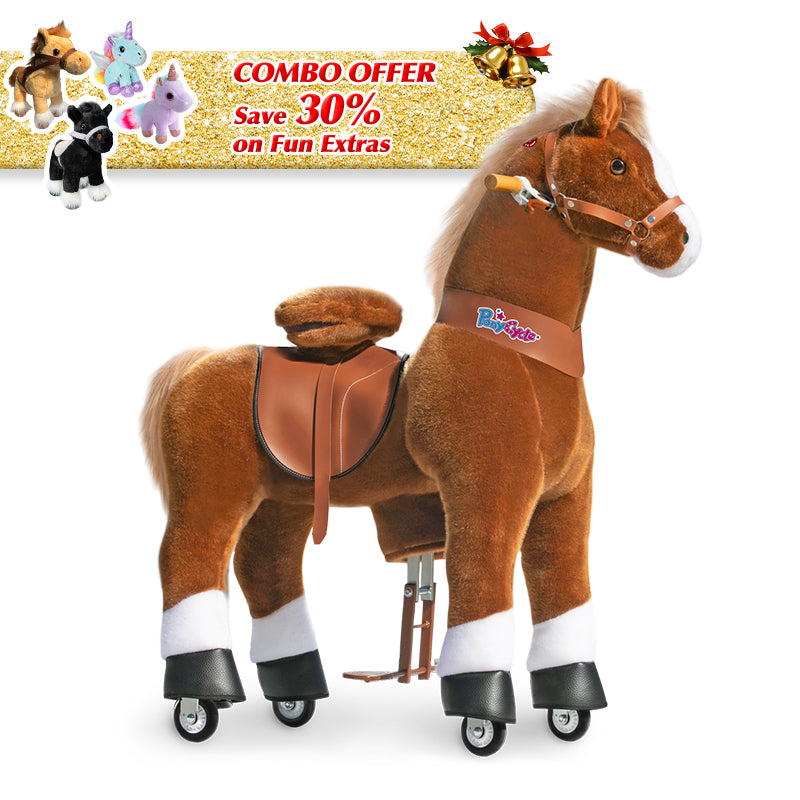 Save 30% on Accessories - PonyCycle Model U Ride on Pony With Accessory
