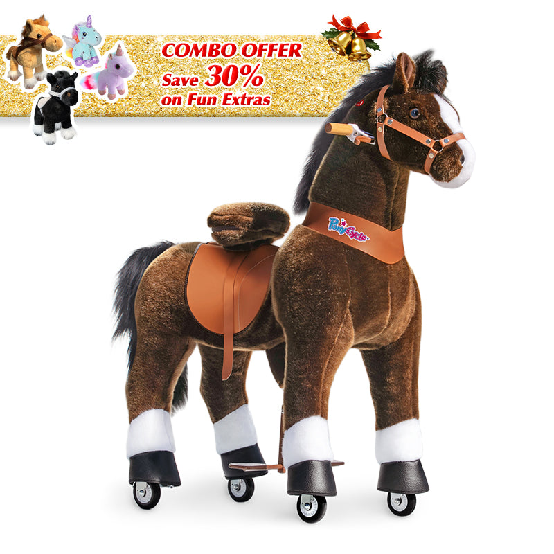 Save 30% on Accessories - PonyCycle Model U Ride on Pony With Accessory