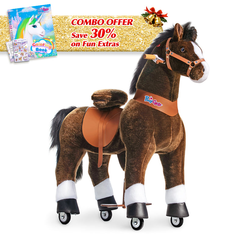 Save 30% on Accessories - PonyCycle Model U Ride on Pony With Accessory