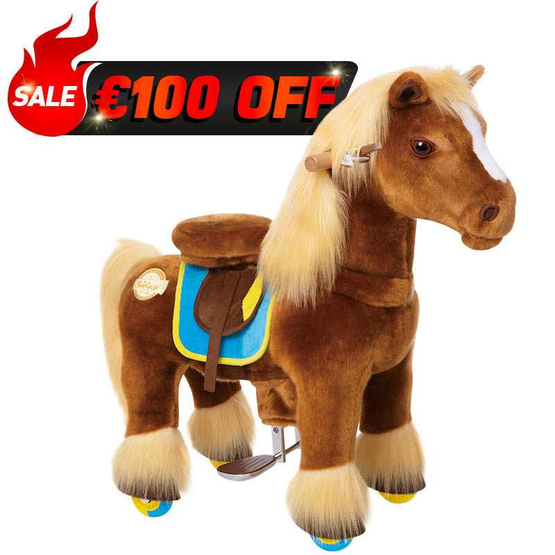 Modell X® Spielzeug Pferd zum Reiten für Alter 3-4