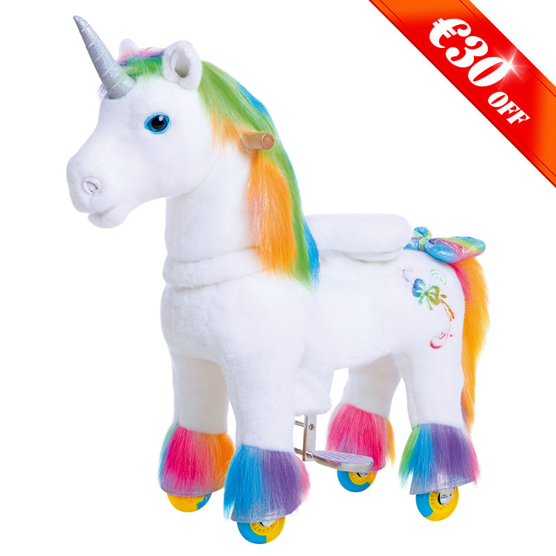 Model X® Unicorn Ride on for Age 3-4 Rainbow（EU in Stock）