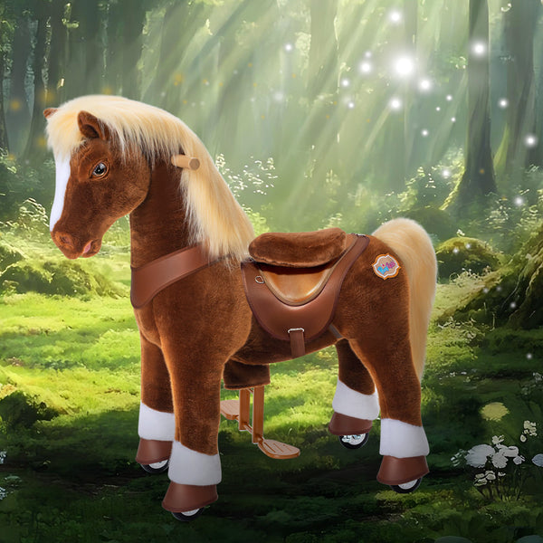 PonyCycle Modèle Classique U Cheval à Chevaucher pour Enfants de 4 à 7