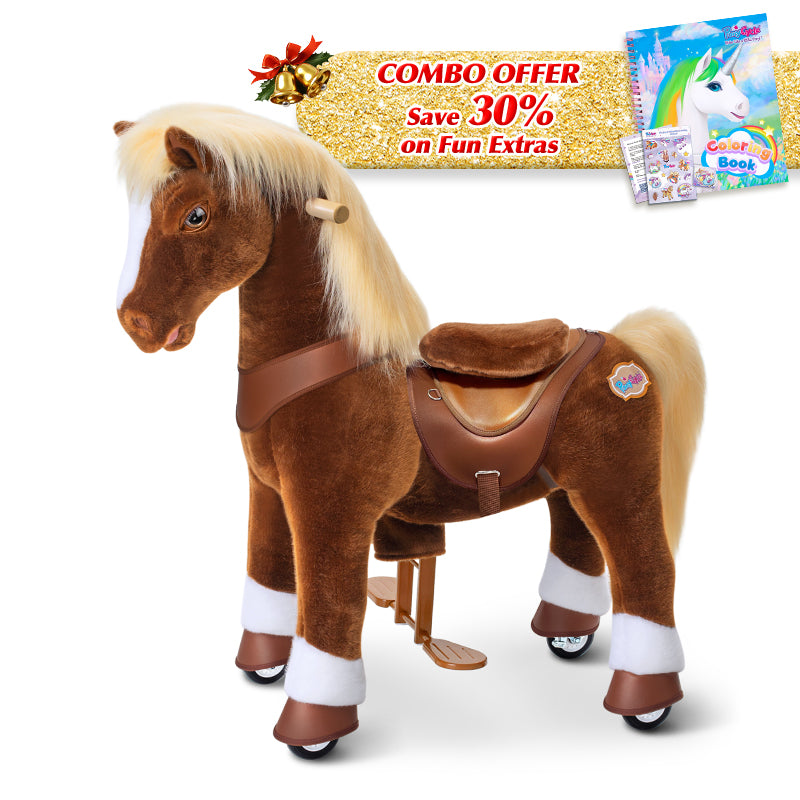 Save 30% on Accessories - PonyCycle Model Y Ride on Pony With Accessory