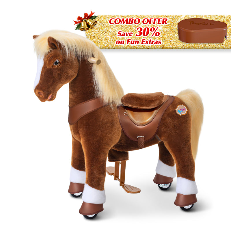 Save 30% on Accessories - PonyCycle Model Y Ride on Pony With Accessory