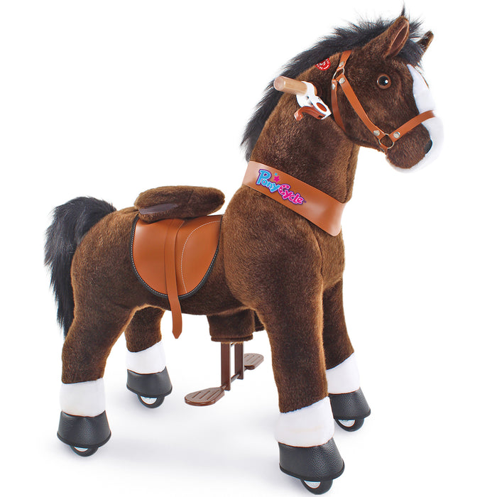 Riding horse toy Age 4-8 Chocolate