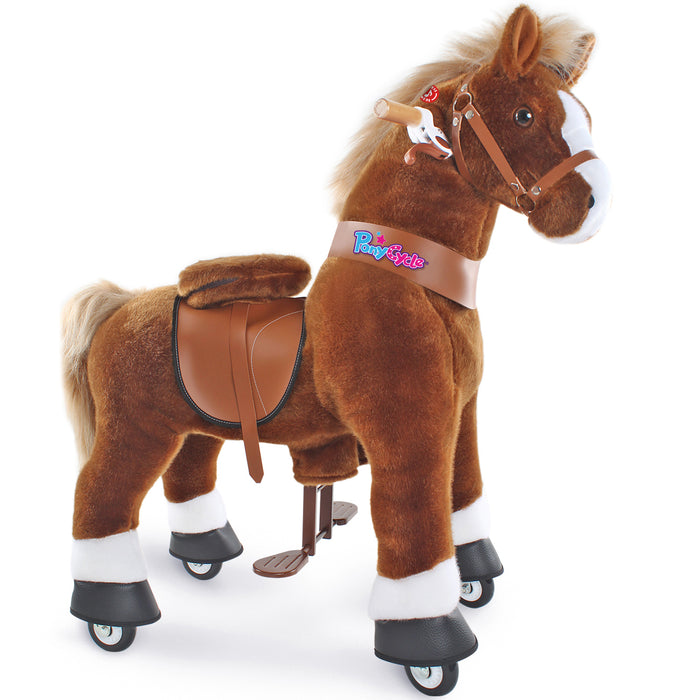 Ride-on pony toy Age 4-8 Brown