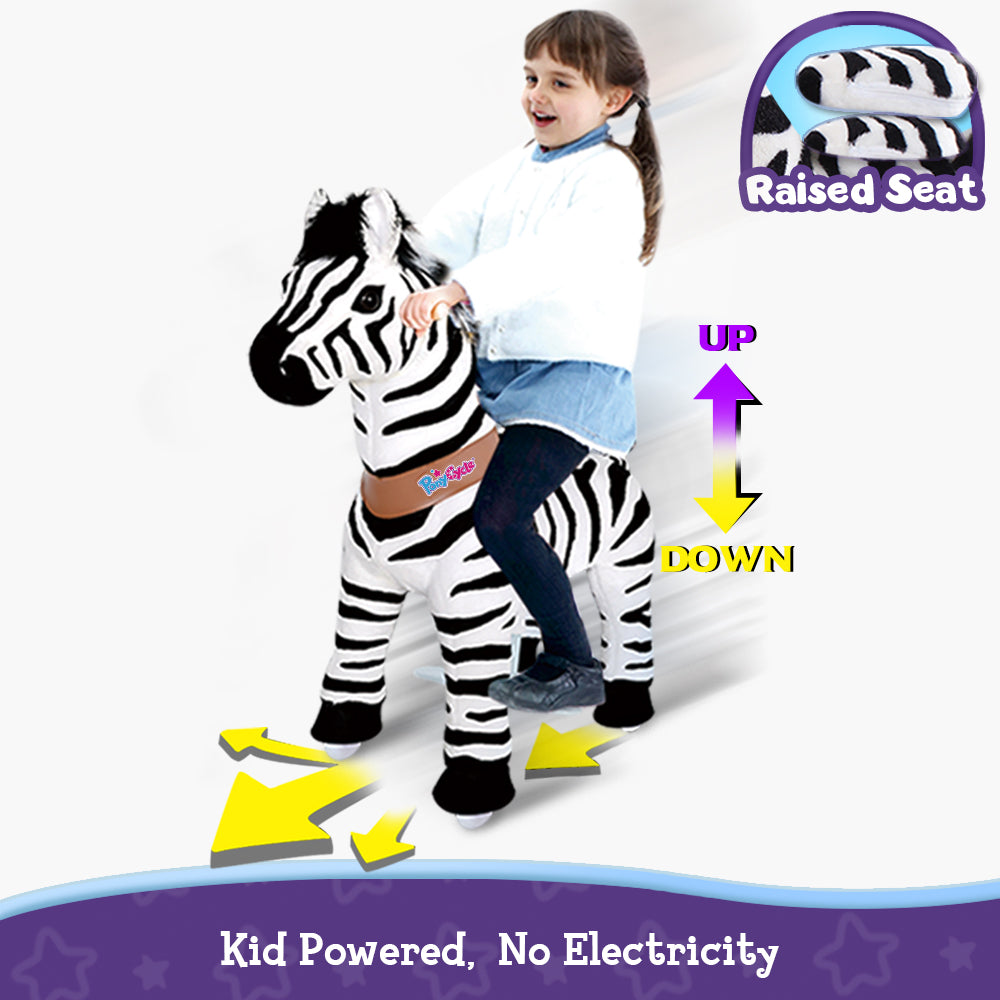 PonyCycle Ride on Zebra