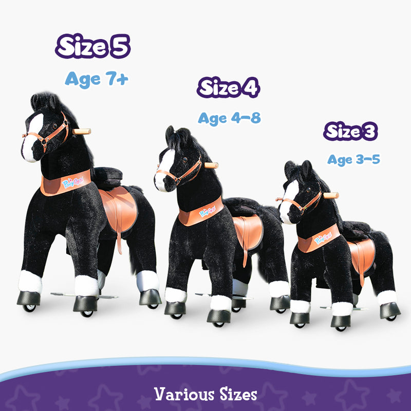 Pferdespielzeug Alter 3-5 Schwarz