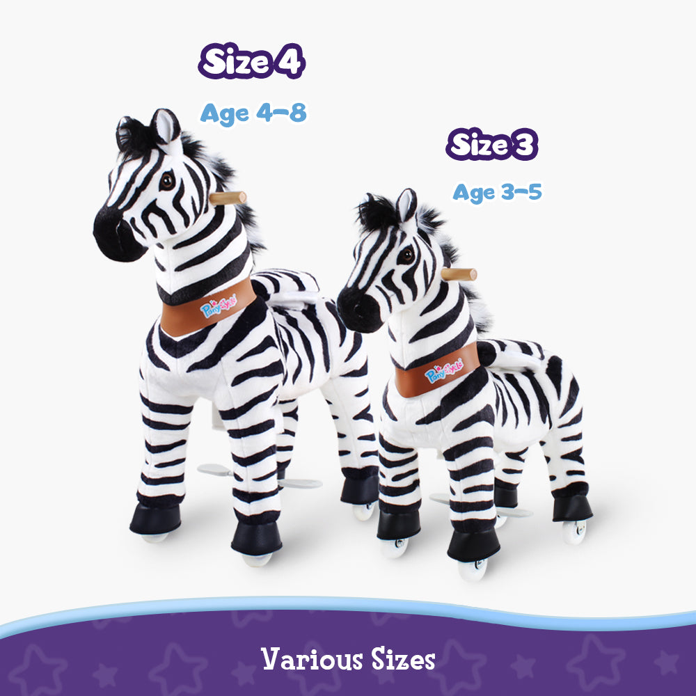 PonyCycle® Ride-on Zebra Age 3-5