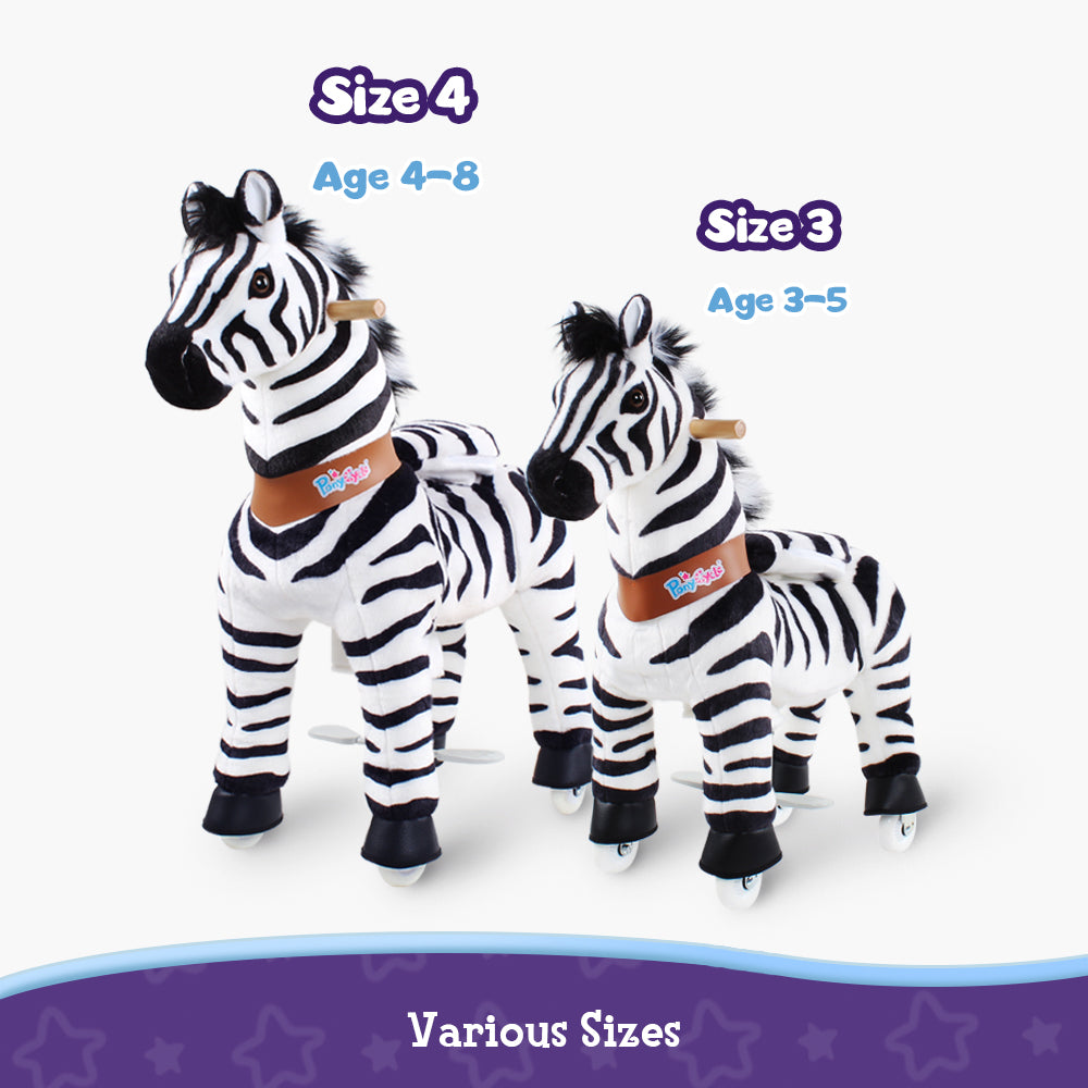 Riding zebra clearance toy